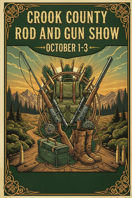 CROOK COUNTY ROD AND GUN AND OUTDOORS SPORTSMAN SHOW OCT 1-3 2026 AT THE FAIRGROUNDS PRINEVILLE - INDOOR SPACES